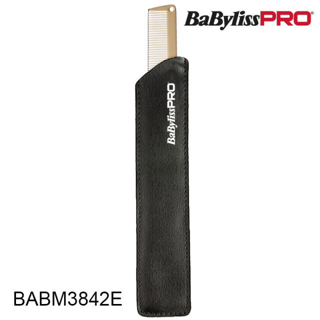 Професионален метален гребен в златист цвят Babyliss PRO Gold Comb BABM3842E – 19см