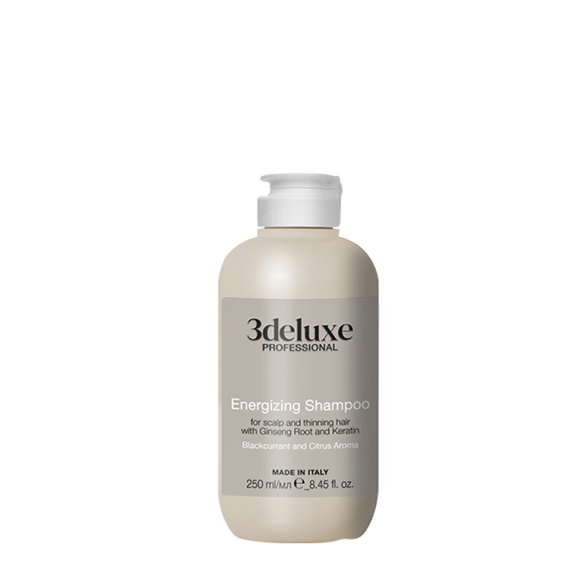 Енергизиращ шампоан за изтъняла и склонна към косопад коса 3DeLuXe Рrofessional Energizing Shampoo 250ml