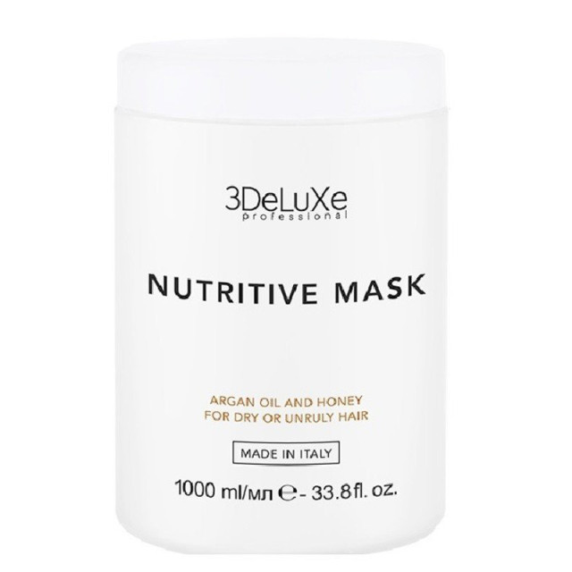 Маска за подхранване на косата 3DeLuXe Рrofessional Nutritive Mask 1000ml