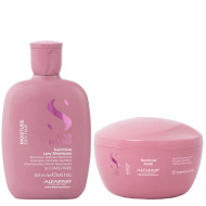 Подхранващ комплект шампоан и маска ALFAPARF SEMI DI LINO MOISTURE
