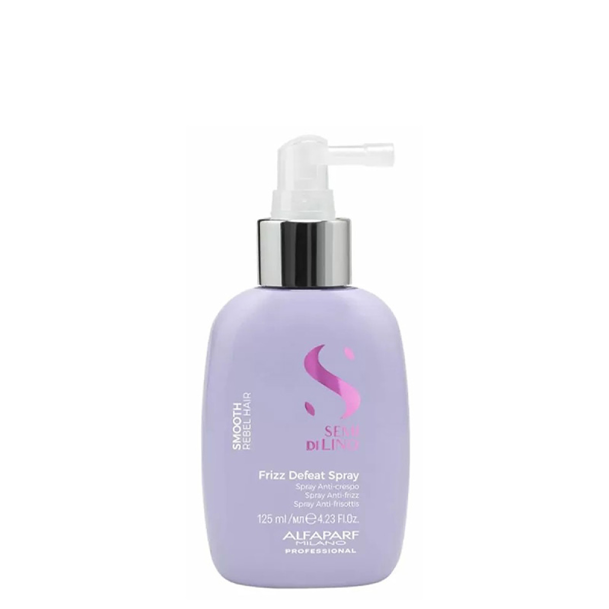 Термозащитен заглаждащ спрей за непокорна коса Alfaparf Semi di Lino Smooth Frizz Defeat Spray 125ml