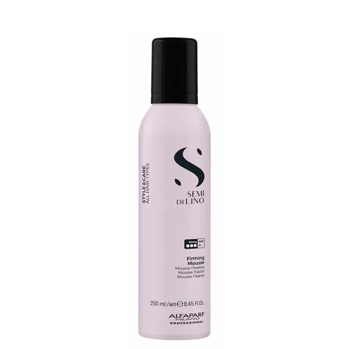 Пяна за къдрава коса със силна фиксация Alfaparf Semi di Lino Firming Mousse 250ml