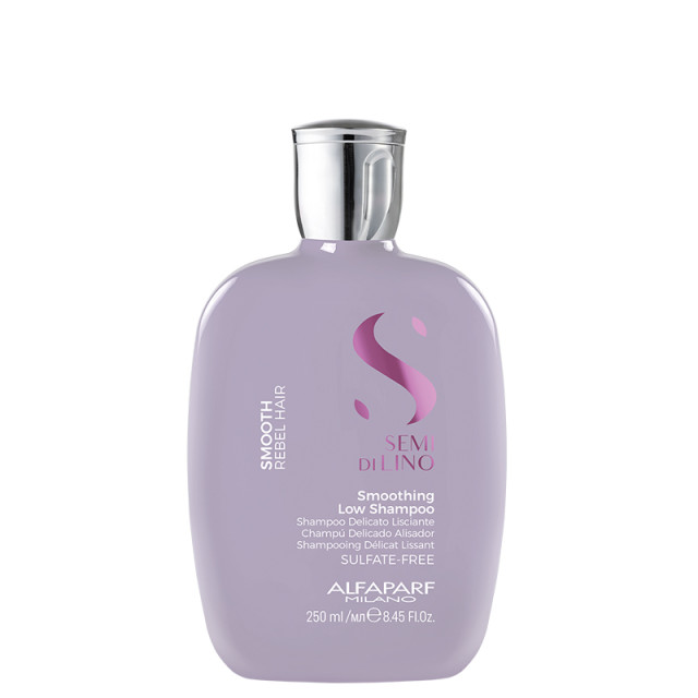 Заглаждащ шампоан за цъфтяща и непокорна коса Alfaparf Semi di Lino Smooth Shampoo 250ml