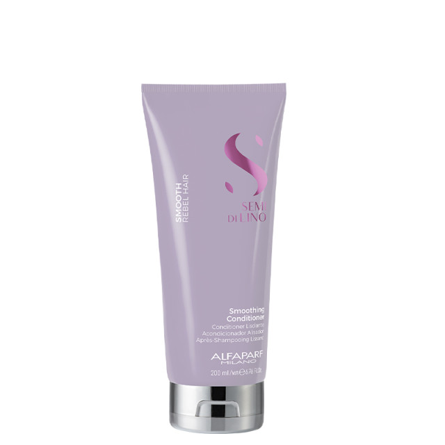 Заглаждащ балсам за цъфтяща и непокорна коса Alfaparf Semi di Lino Smooth Conditioner 200ml