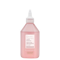 Ламеларна вода за изключителен блясък ALFAPARF LISSE DESIGN KERATIN THERAPY LIQUID GLASS LAMELLAR WATER 250 ml