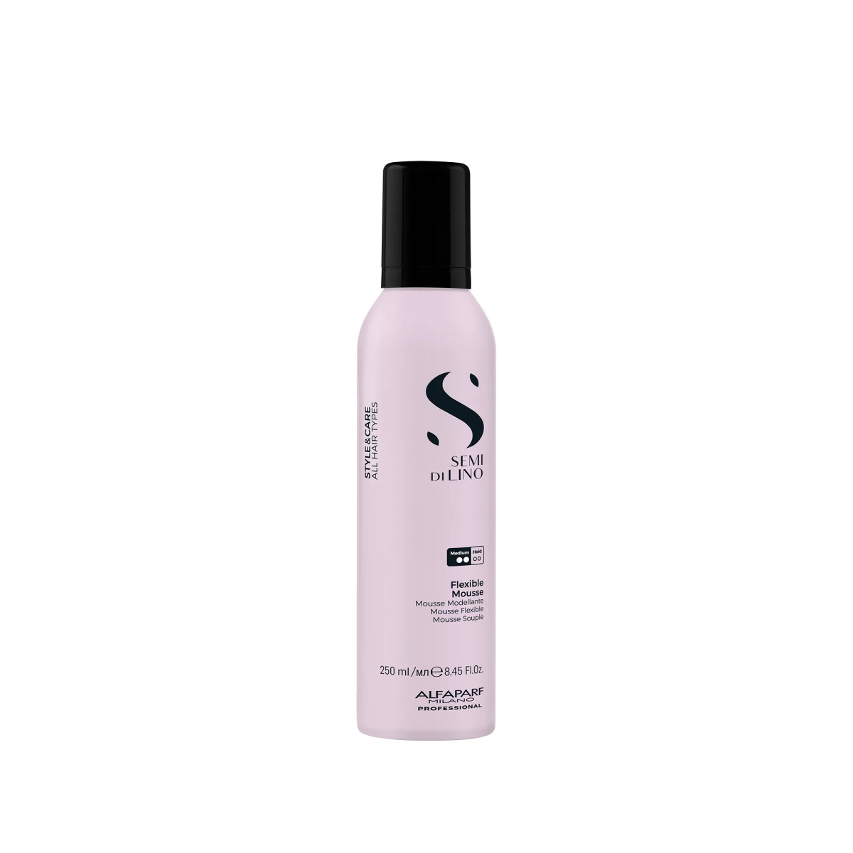 Пяна за коса със средна фиксация ALFAPARF Semi di Lino Flexible Mousse 250ml
