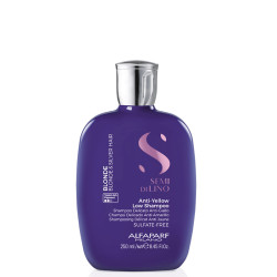Матиращ шампоан за руса и сива коса Alfaparf Semi di Lino Blonde Anti-Yellow Low Shampoo 250ml