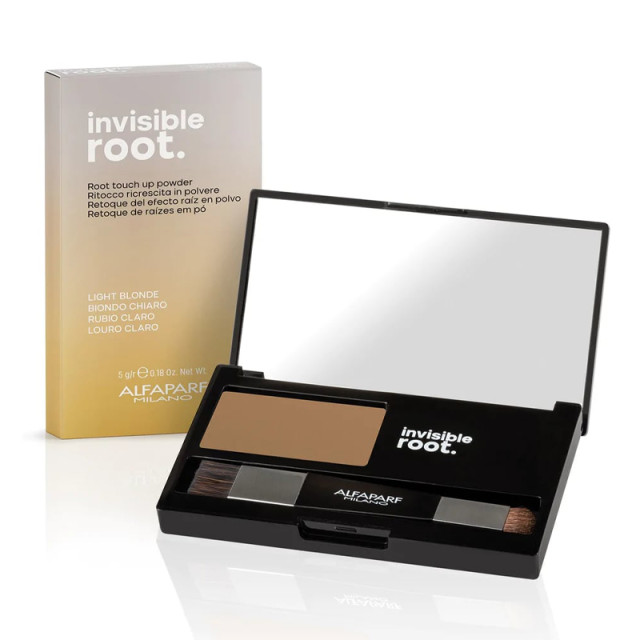 Оцветяваща пудра за корени в светло рус цвят Alfaparf Invisible Root Touch Up Powder Light Blonde 5 гр