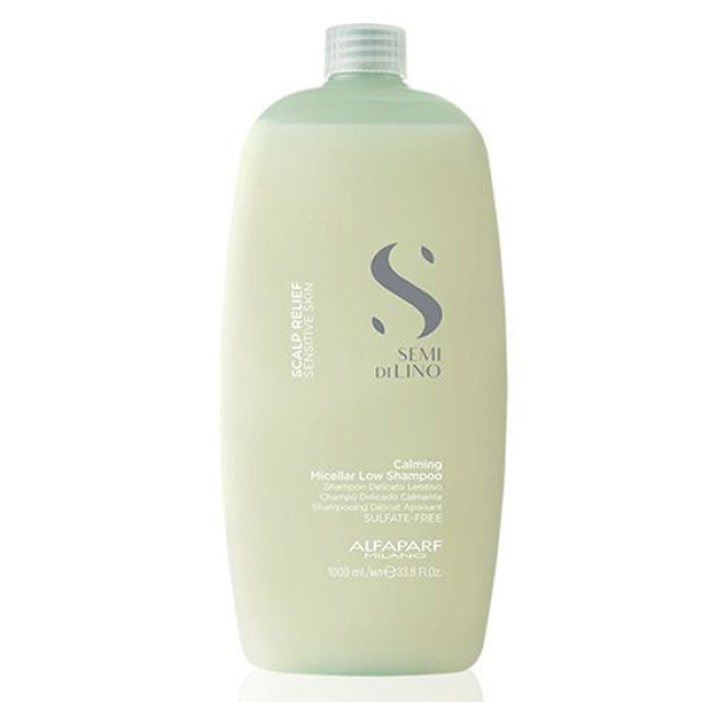 Успокояващ шампоан за чувствителен скалп Alfaparf Semi di Lino Scalp Relief Micellar Low Shampoo 1000ml