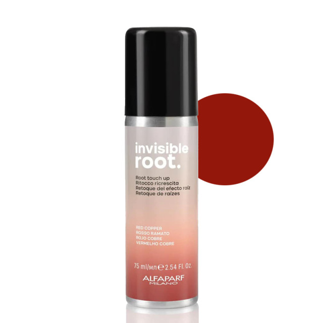 Оцветяващ спрей за корени в медно червен цвят Alfaparf Invisible Root Touch Up Spray Red Copper 75ml