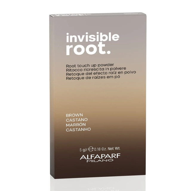 Оцветяваща пудра за корени в кестеняв цвят Alfaparf Invisible Root Touch Up Powder Brown 5 гр