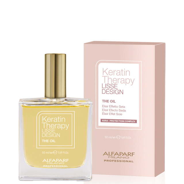 Етерично олио с кератин за копринен ефект ALFAPARF LISSE DESIGN KERATIN THERAPY OIL 50ml
