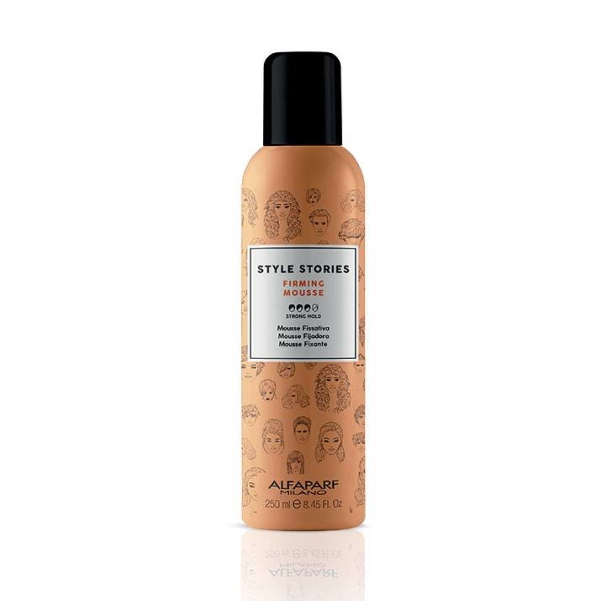 Пяна за къдрава коса със силна фиксация ALFAPARF Style Stories Firming Mousse 250ml