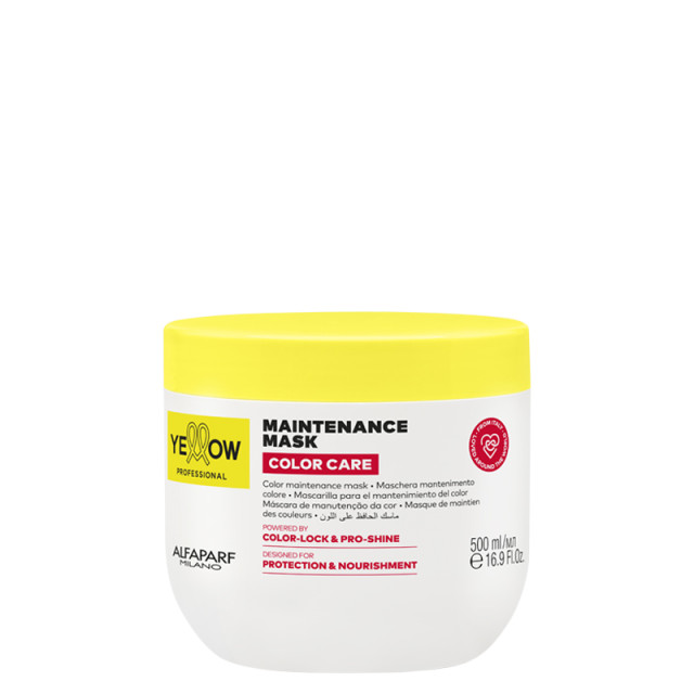 Подхранваща маска за боядисана коса Yellow Color Care Mask 500ml