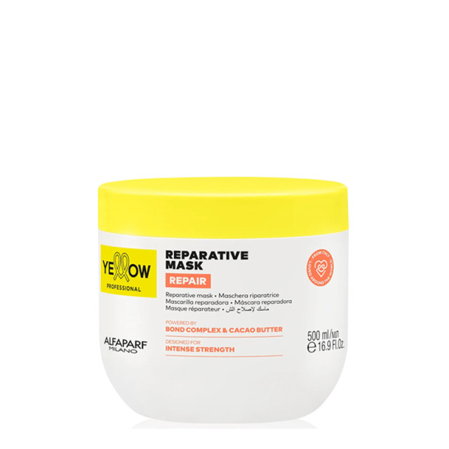 Възстановяваща маска за увредена и изтощена коса Yellow Repair Mask  500ml