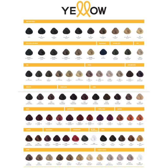 Нискоамонячна боя с арганово масло и алоетрикс комплекс Yellow Color 100ml