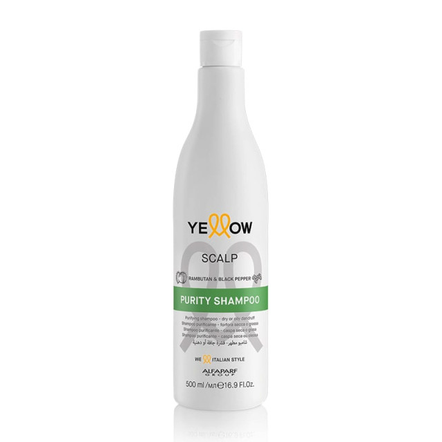 Почистващ шампоан сух или мазен пърхот Yellow Scalp Purity Shampoo 500ml