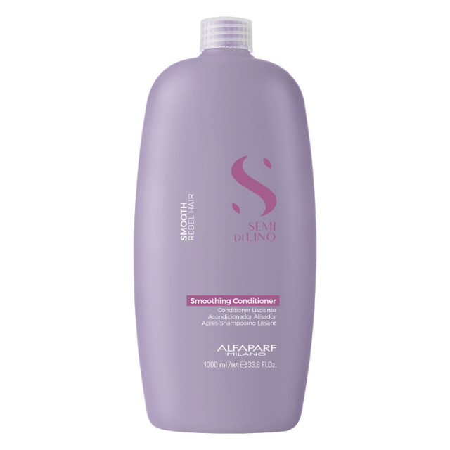Заглаждащ балсам за цъфтяща и непокорна коса Alfaparf Semi di Lino Smooth Conditioner 1000ml