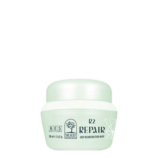 Дълбоко възстановяваща маска за увредена коса BES Silkat Repair Deep Reconstruction Mask R2 500ml