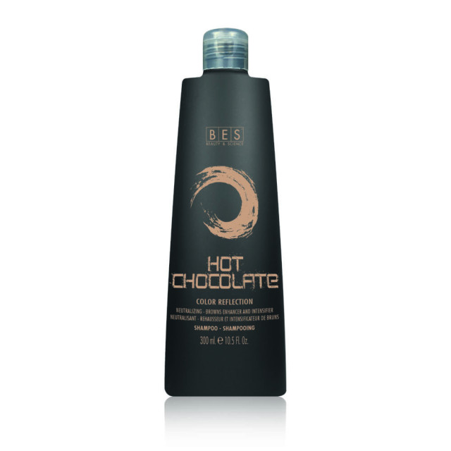 Оцветяващ шампоан в топъл шоколадов цвят BES Color Reflection Hot Chocolate Shampoo 300ml