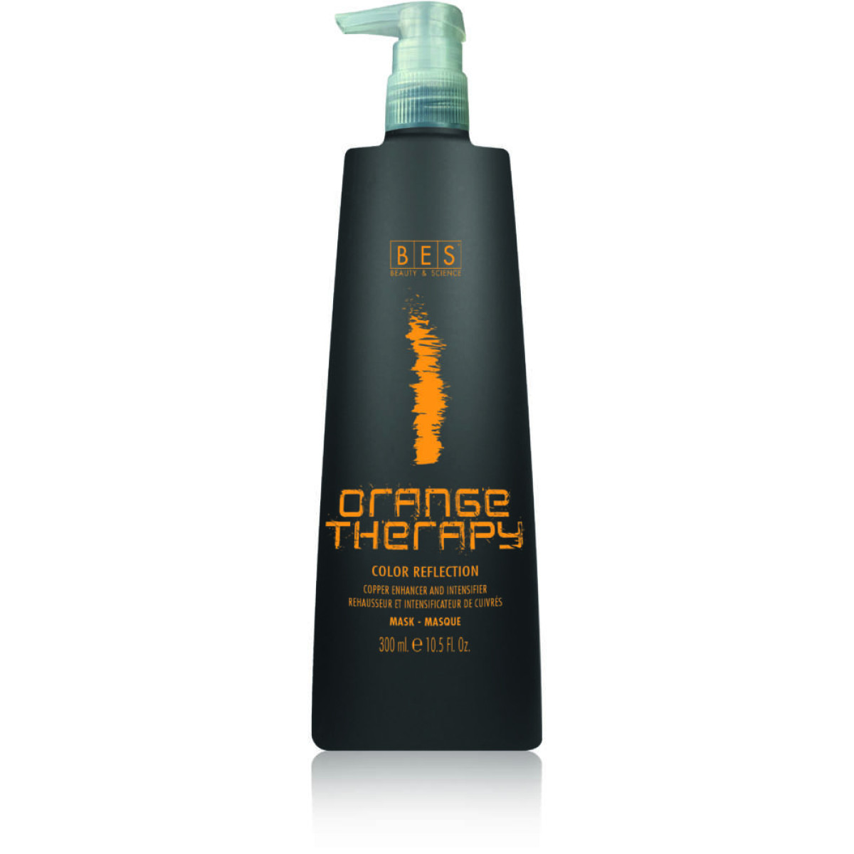 Оцветяваща маска в оранжево-меден цвят BES Color Reflection Orange Therapy Mask 300ml