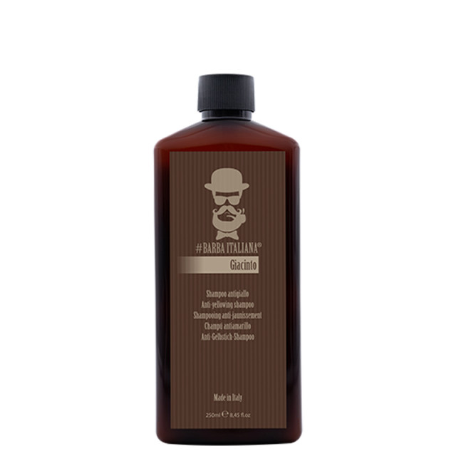Анти-жълт шампоан Barba Italiana Giancinto Anti-Yellow Shampoo 250ml Анти-жълт шампоан Barba Italiana Giancinto Anti-Yellow Shampoo 250ml