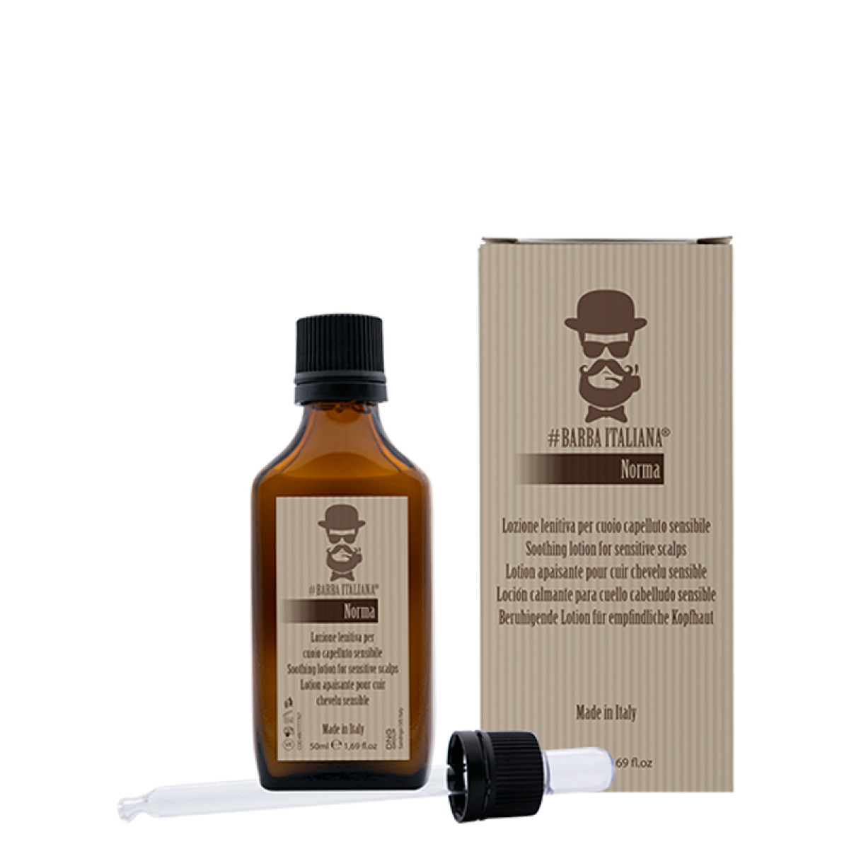 Успокояващ лосион за чувствителен скалп Barba Italiana Norma Soothing Lotion 50ml