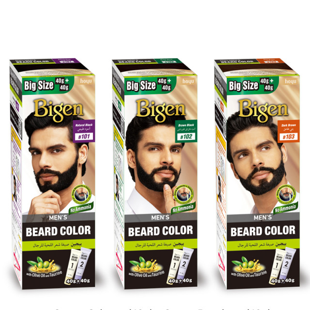 Безамонячна боя за брада Bigen Beard Colour Безамонячна боя за брада Bigen Beard Colour