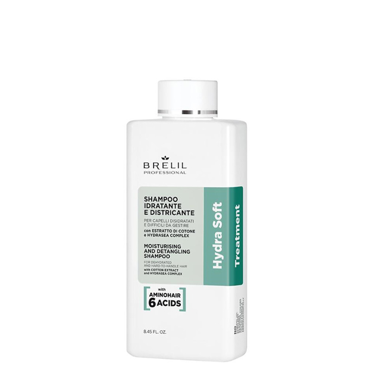 Хидратиращ шампоан с екстракт от памук Brelil Hydra Soft Shampoo 250ml