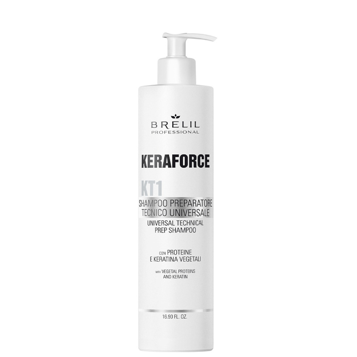 Почистващ подготвителен шампоан Brelil Keraforce Preparatore KT1 Shampoo 500ml
