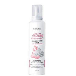 Подхранваща сметана с неустоим сладък аромат и млечни протеини Brelil Milky Sensation BB Mousse Candy Gourmand 250ml Подхранваща сметана с неустоим сладък аромат и млечни протеини Brelil Milky Sensation BB Mousse Candy Gourmand 250ml