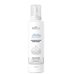 Подхранваща сметана с млечни протеини за блестяща и здрава коса Brelil Milky Sensation BB Mousse Gourmand 250ml Подхранваща сметана с млечни протеини за блестяща и здрава коса Brelil Milky Sensation BB Mousse Gourmand 250ml