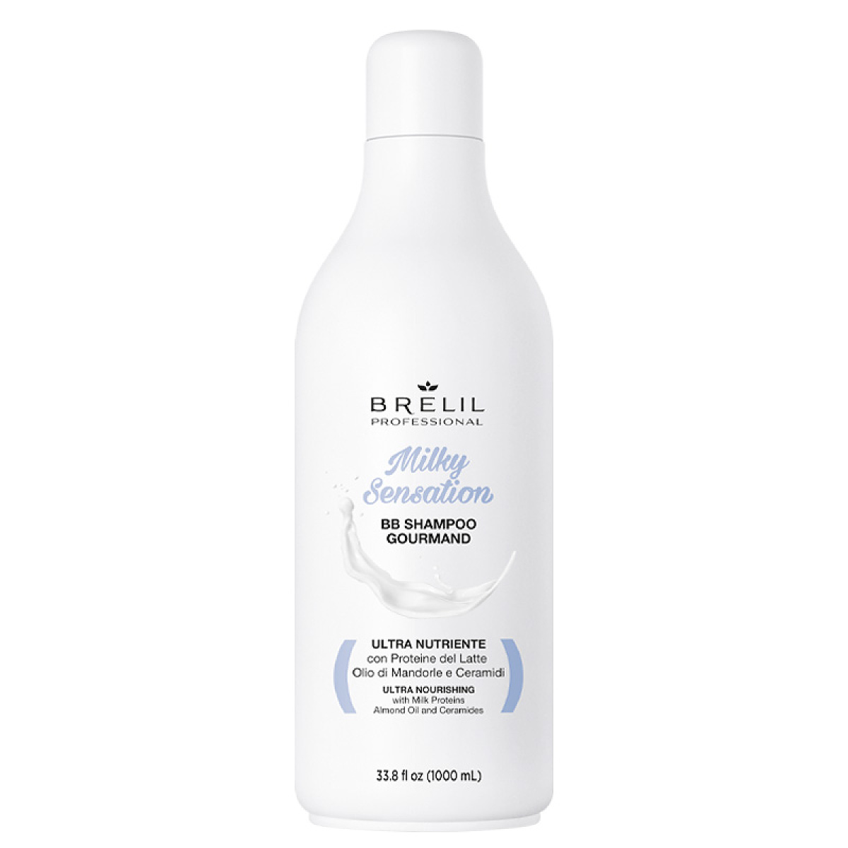 Подхранващ шампоан с млечни протеини Brelil Milky Sensation BB Shampoo Gourmand 1000ml