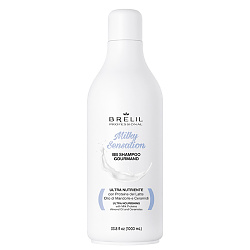 Подхранващ шампоан с млечни протеини Brelil Milky Sensation BB Shampoo Gourmand 1000ml Подхранващ шампоан с млечни протеини Brelil Milky Sensation BB Shampoo Gourmand 1000ml