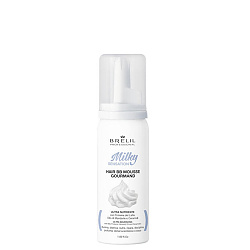 Подхранваща сметана с млечни протеини за блестяща и здрава коса Brelil Milky Sensation BB Mousse Gourmand 50ml Подхранваща сметана с млечни протеини за блестяща и здрава коса Brelil Milky Sensation BB Mousse Gourmand 50ml