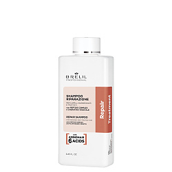 Възстановяващ шампоан с пептиден комплекс и кератин Brelil Repair Shampoo 250ml Възстановяващ шампоан с пептиден комплекс и кератин Brelil Repair Shampoo 250ml