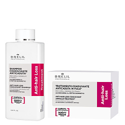 Комплект шампоан и ампули против косопад Brelil Scalp Care Anti-Hair Loss 250/10x6ml Комплект шампоан и ампули против косопад Brelil Scalp Care Anti-Hair Loss 250/10x6ml
