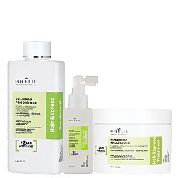 Комплект шампоан, маска и спрей за ускорен растеж Brelil Scalp Care Hair Express 250/220/100ml Комплект шампоан, маска и спрей за ускорен растеж Brelil Scalp Care Hair Express 250/220/100ml