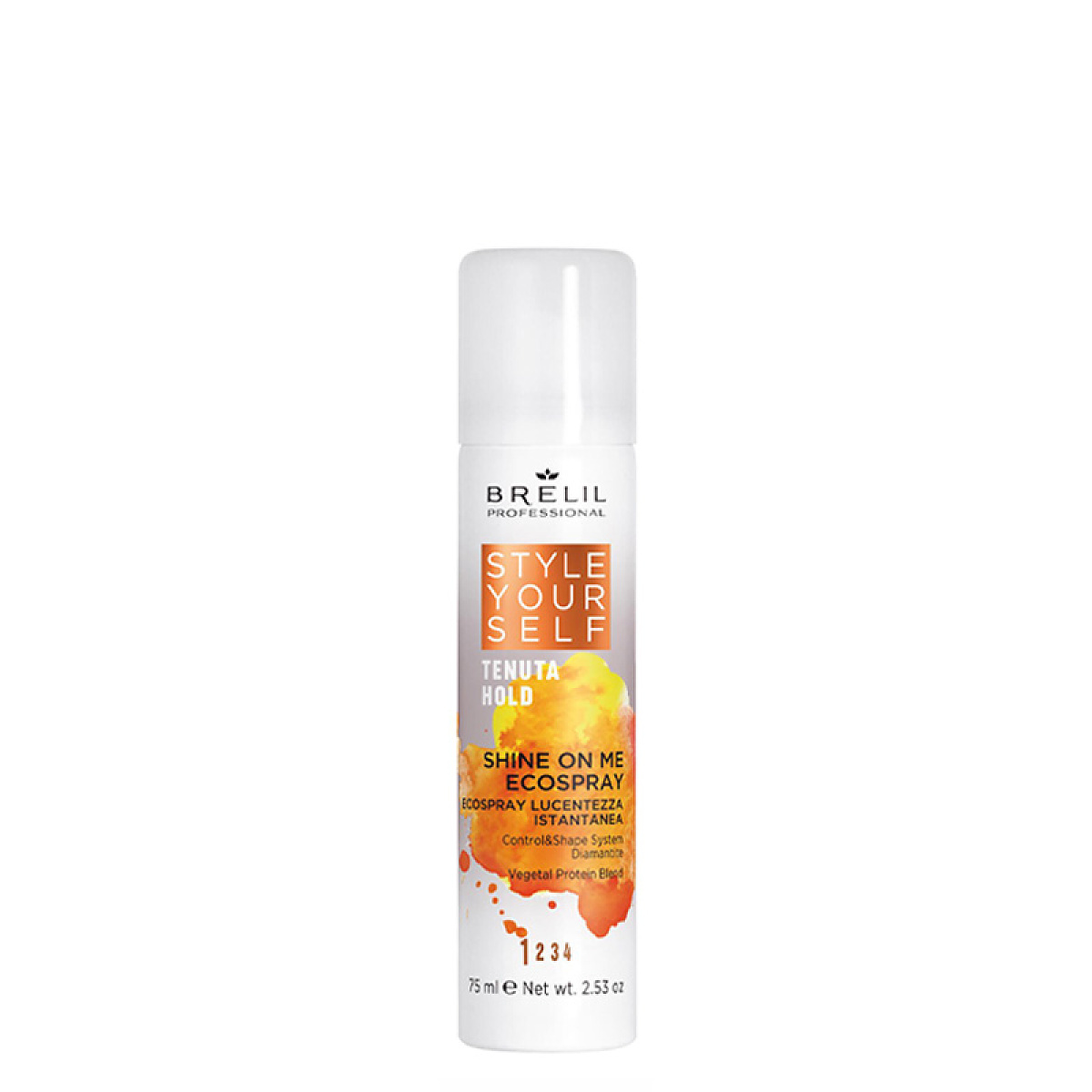 Спрей за блясък Brelil Styling Shine On Me 75ml Спрей за блясък Brelil Styling Shine On Me 75ml