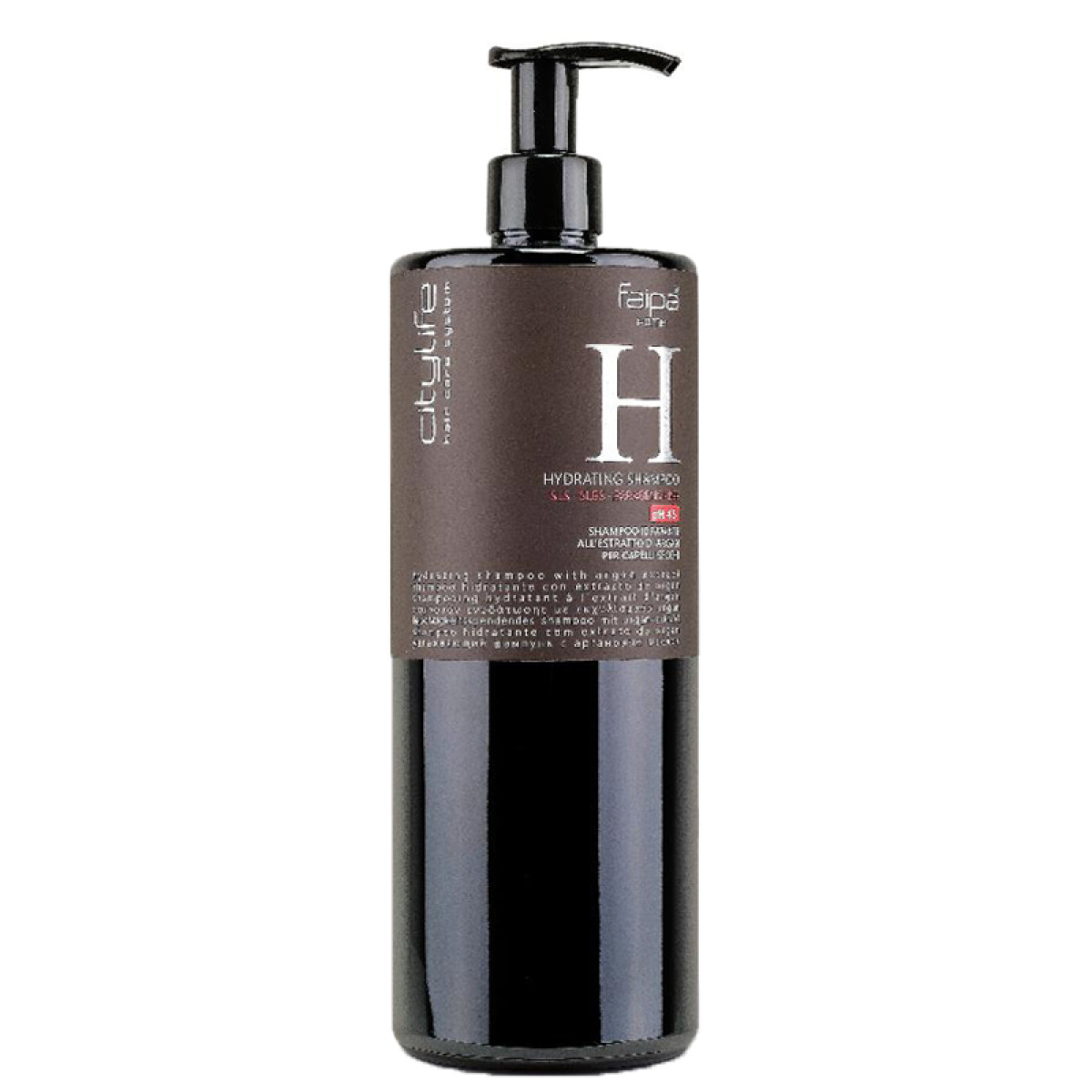 Хидратиращ шампоан с арган за суха и третирана коса Faipa Citylife Hydrating Shampoo 1000ml