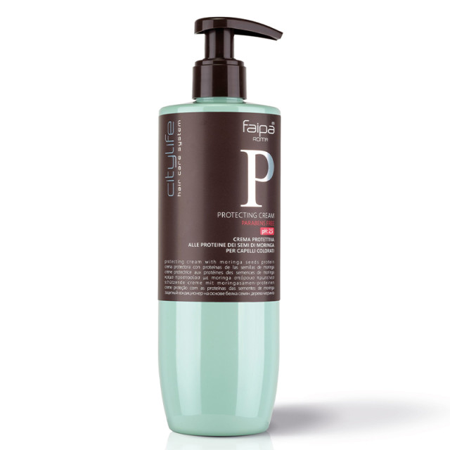 Крем-балсам с протеини от семена на моринга за защита на боядисана коса Faipa Citylife Protecting Cream 400ml