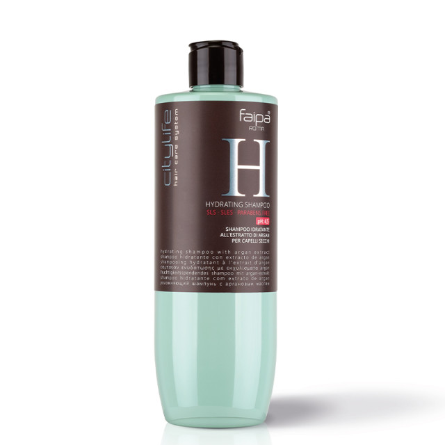 Хидратиращ шампоан с арган за суха и третирана коса Faipa Citylife Hydrating Shampoo 400ml