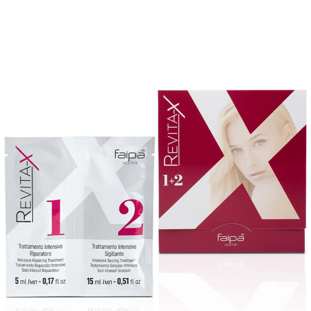 Възстановяваща терапия за увредена коса Faipa CityLife Revita-X 5+15ml