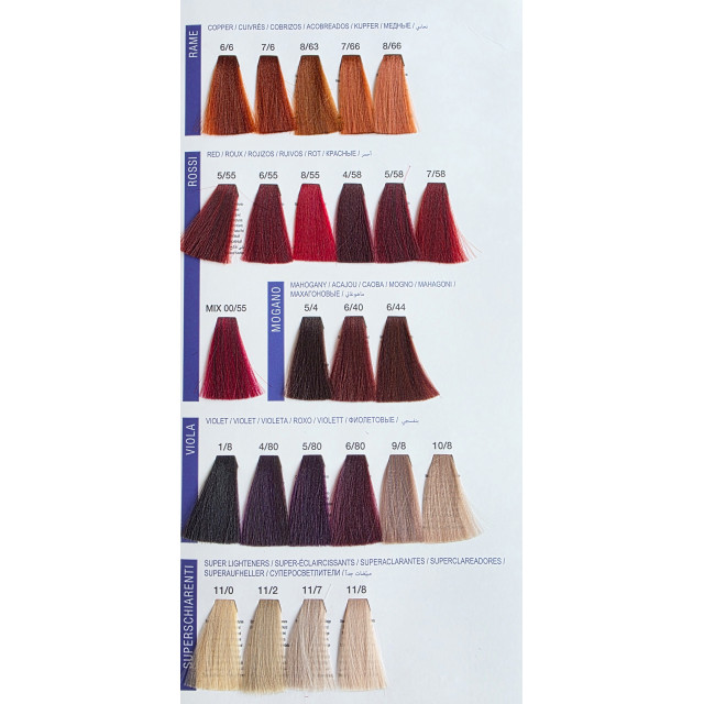 Професионална боя за коса с ниско съдържание на амоняк DCM Crema Colorante 100ml