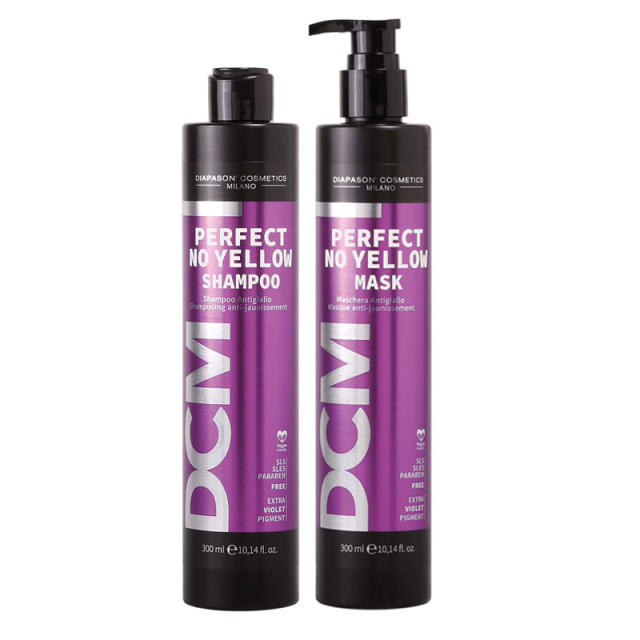 Комплект шампоан и маска с анти-жълт ефект DCM Perfect No Yellow 2x300ml