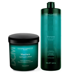 Хидратиращ комплект шампоан и маска за суха и увредена коса DCM Dry and Damage 2x1000ml