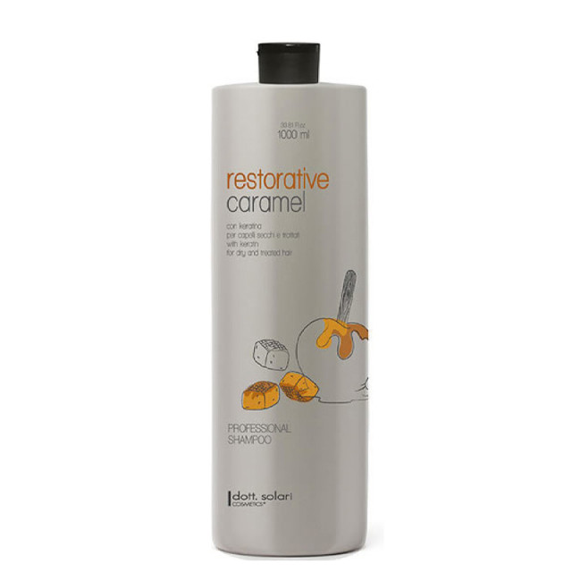 Възстановяващ шампоан с кератин Dott. Solari Cosmetics Restorative Caramel Shampoo 1000ml