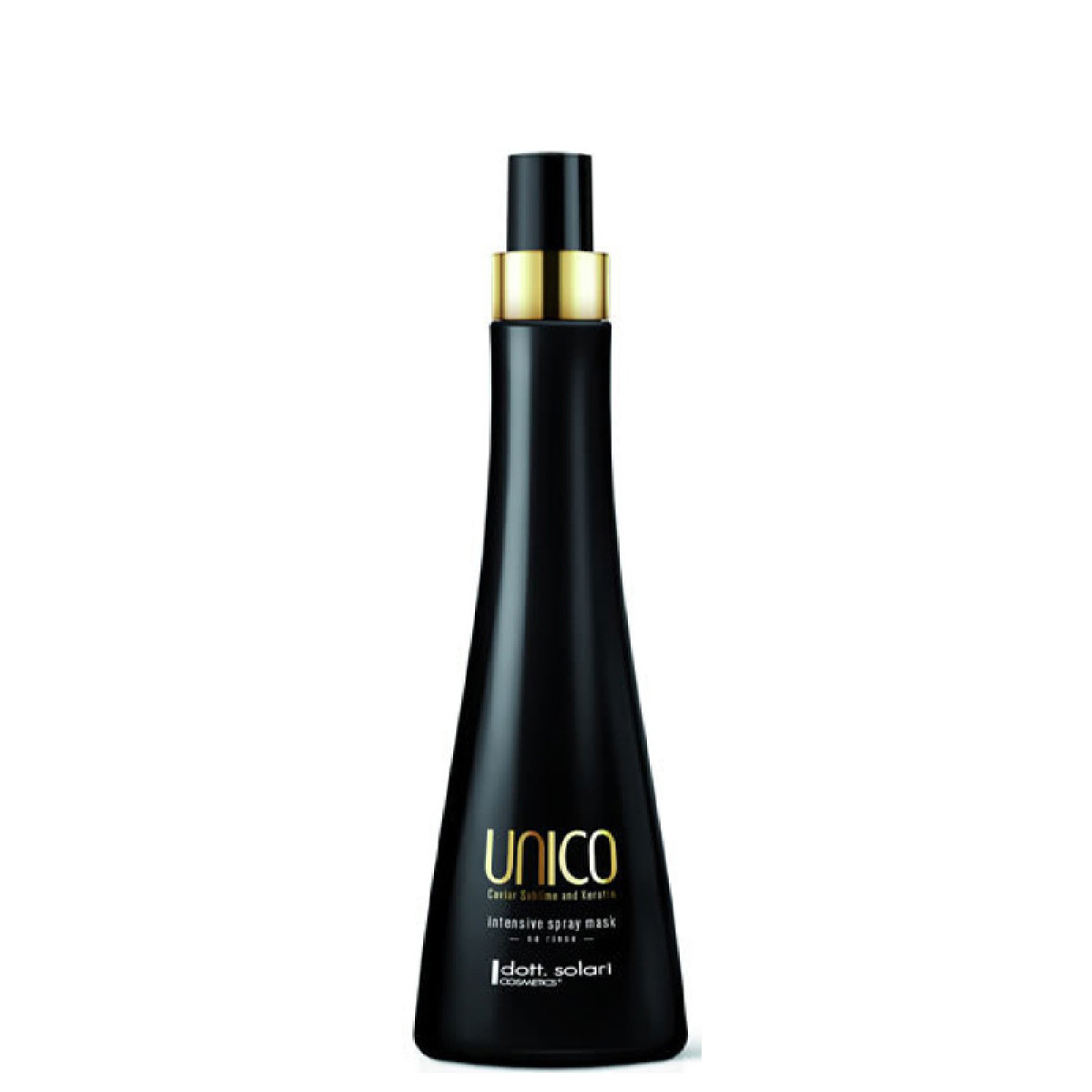 Интензивна спрей-маска с хайвер и кератин Dott. Solari Cosmetics Unico Black Edition Spray-Mask 200ml