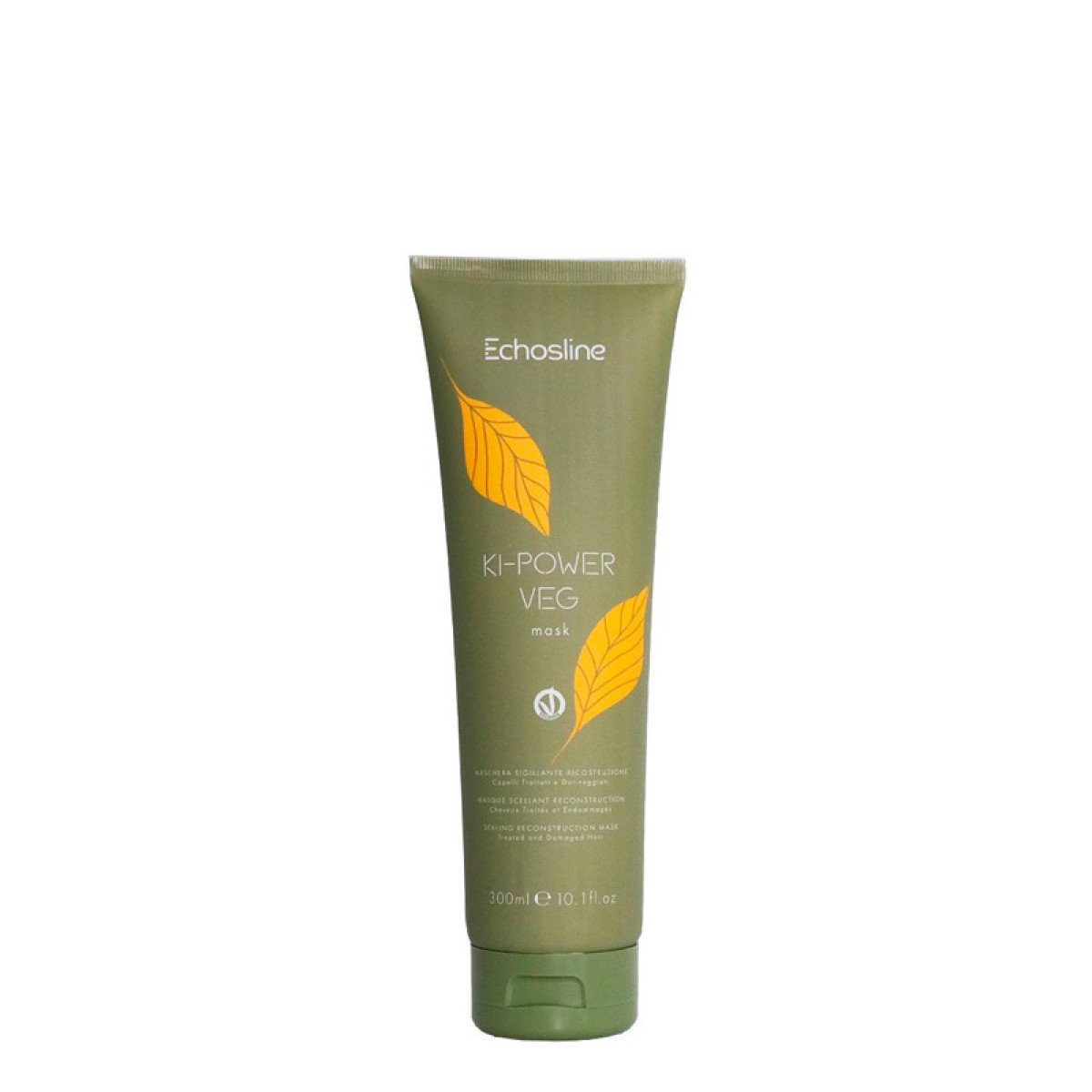 Реконструираща уплътняваща маска за увредена коса ECHOSLINE Ki-Power Veg Mask 300ml