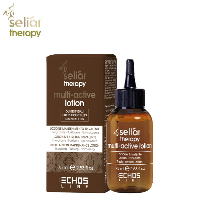 Енергизиращ лосион против косопад, пърхот и омазняване ECHOSLINE Seliar Therapy Multi-Active Lotion 75ml